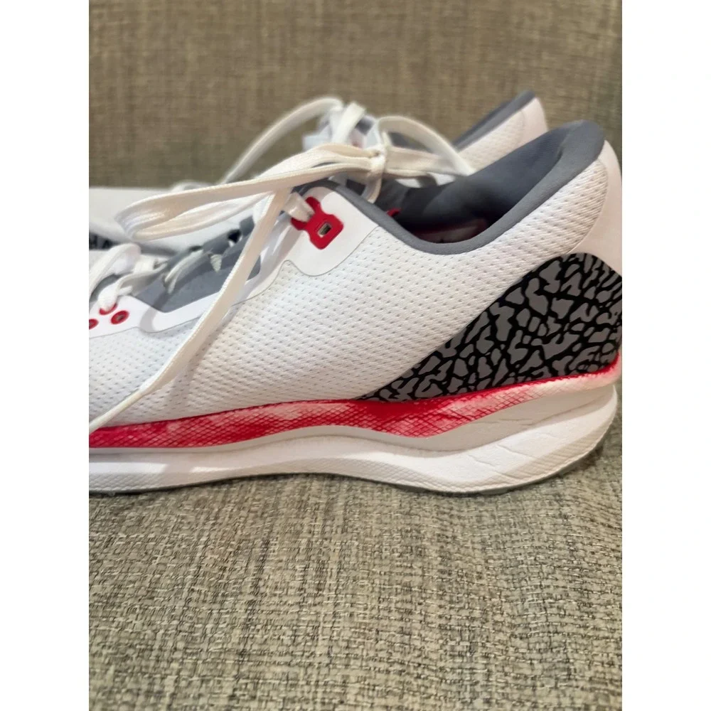 Jordan Zoom Tenacity 88 Katrina Men's Size 10.5 White Red Cement AV5878-101